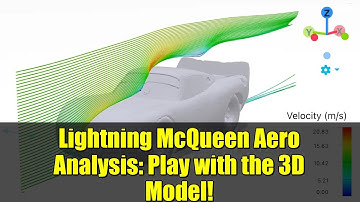 Lightning McQueen Aero Analysis: Play with the 3D Model!