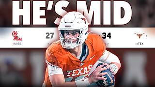 ARCH MANNING did EVERYTHING to lose Texas the game vs ole miss