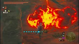 Korok near Cliffs of Quince. Robred Dropoff Cave. Barbarian Helm. Tears of the Kingdom.