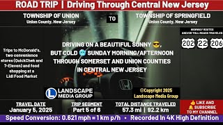 01/05/2025 | Part 5 of 6 | From Union to Springfield, New Jersey USA | #RoadTrip
