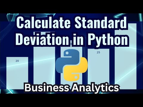 Calculating Standard Deviation of Sales Data in Python | Tech NS Arena
