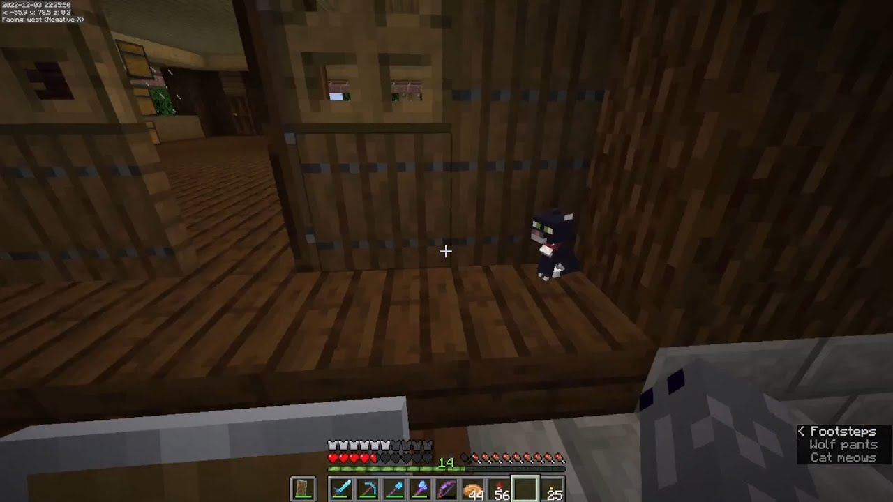 AntiCreeper Defense Installed Minecraft Java 1.19 Vanilla Survival