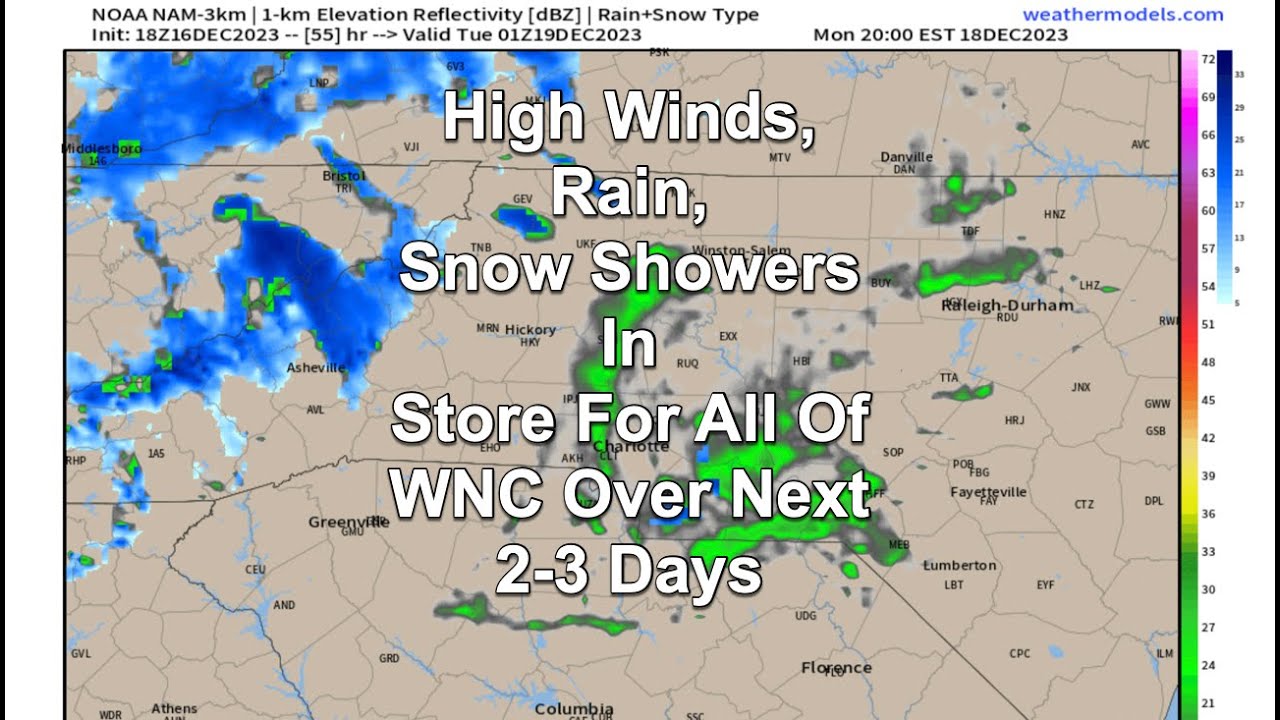 High Winds, Rain, & Snow Showers All In Store For WNC Over Next 2-3 ...