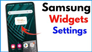 Samsung Galaxy Widget Settings | How To Set Widget In Samsung