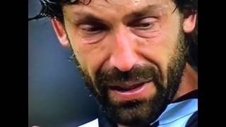 Andrea Pirlo cry - Wipe your tears masters, you are a great champion!