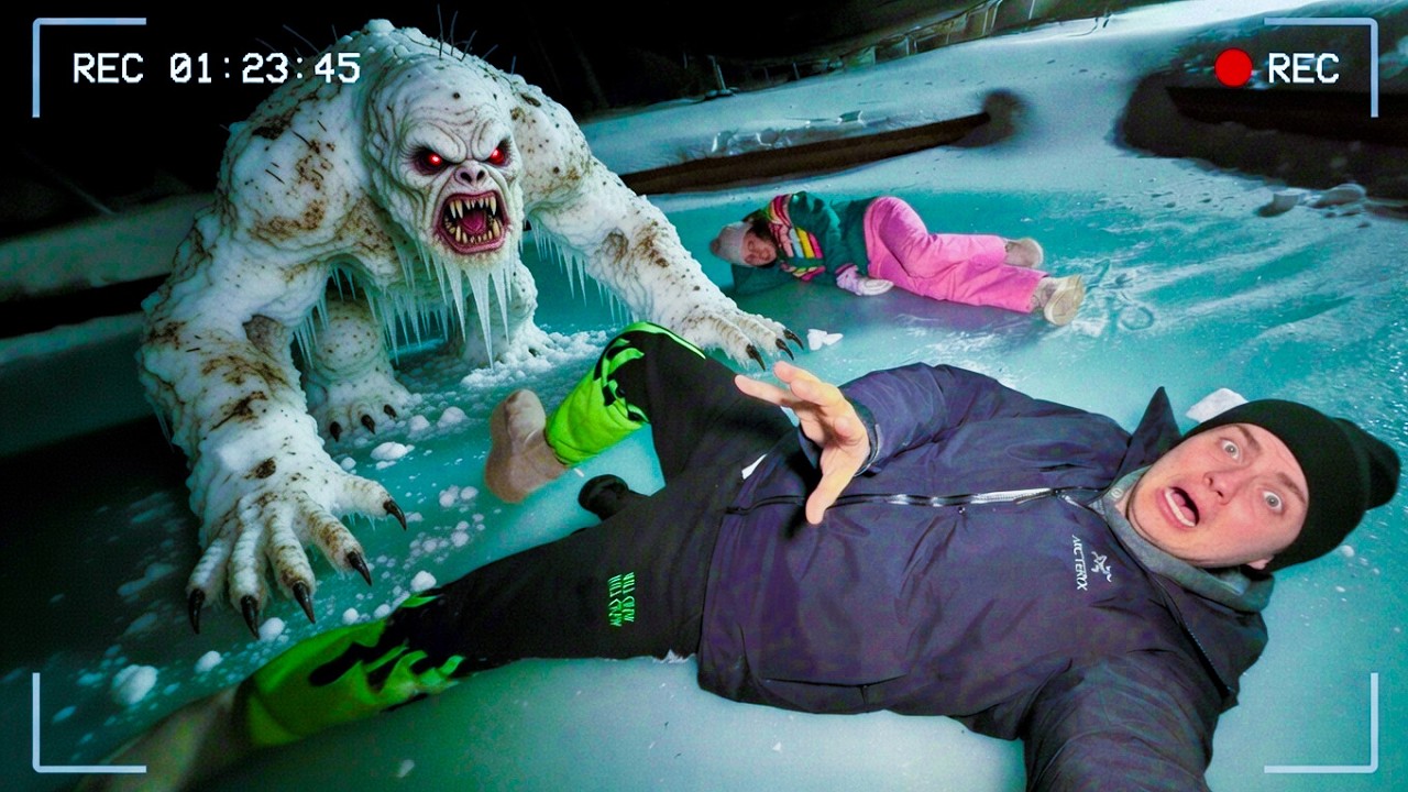 Frozen Monster Attacked Us in Her Backyard!