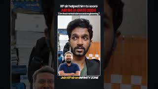 KP sir ne kaise banaya GATE Exam mein Hero 🔥 #infinityzone #gateexam #kpsir #shorts #job