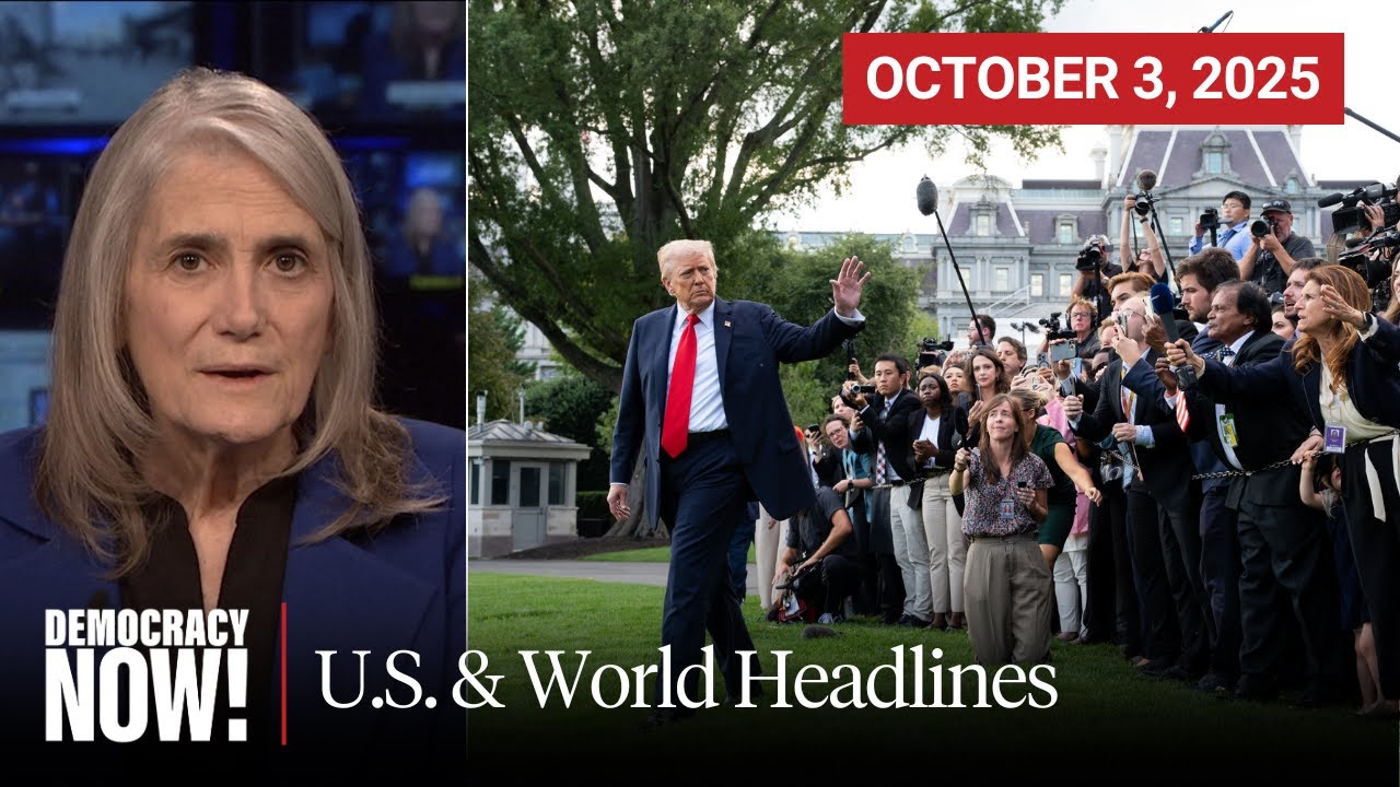 Top U.S. & World Headlines — October 3, 2025