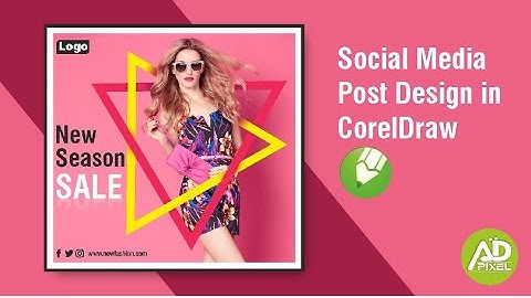 Instagram Social Media Post Design in CorelDraw (Tutorial)