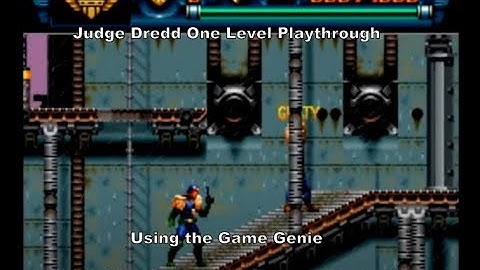Judge Dredd One Level Playthrough using the Snes Game Genie :D #Nintendo #Snes #CheatCodes #Retro