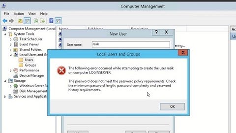 how to Password Does not Meet The password policy requirement In Server 12lserver12 @rasikkhoradiya