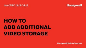 How To Add Additional Video Storage to a MAXPRO® NVR PE (Rev C) RAID