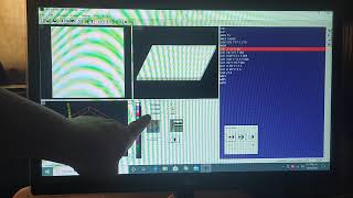 Captura de programa incremental en el simulador cnc