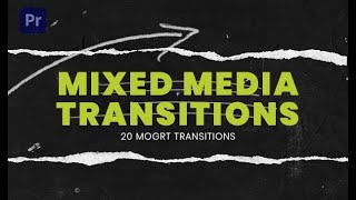 Mixed Media Transitions Mogrt Free Download