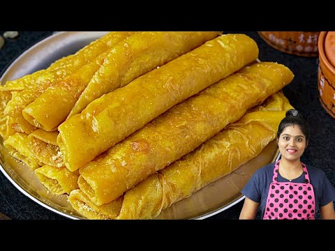 1 சாப்பிடுற இடத்துல 4 சாப்புடுவாங்க😲 | Sweet Poori Recipe in Tamil | Easy Sweet Recipe in Tamil