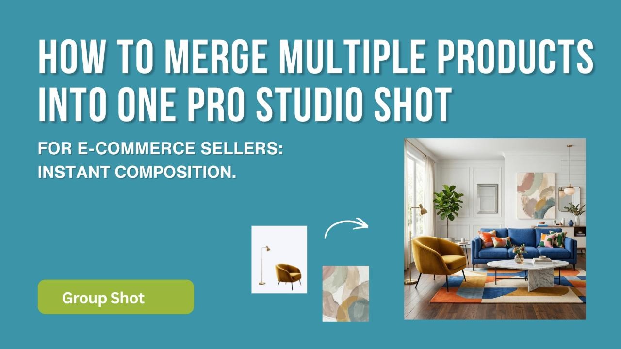 How to Merge Multiple Products into One Pro Studio Shot (Group Shot ...
