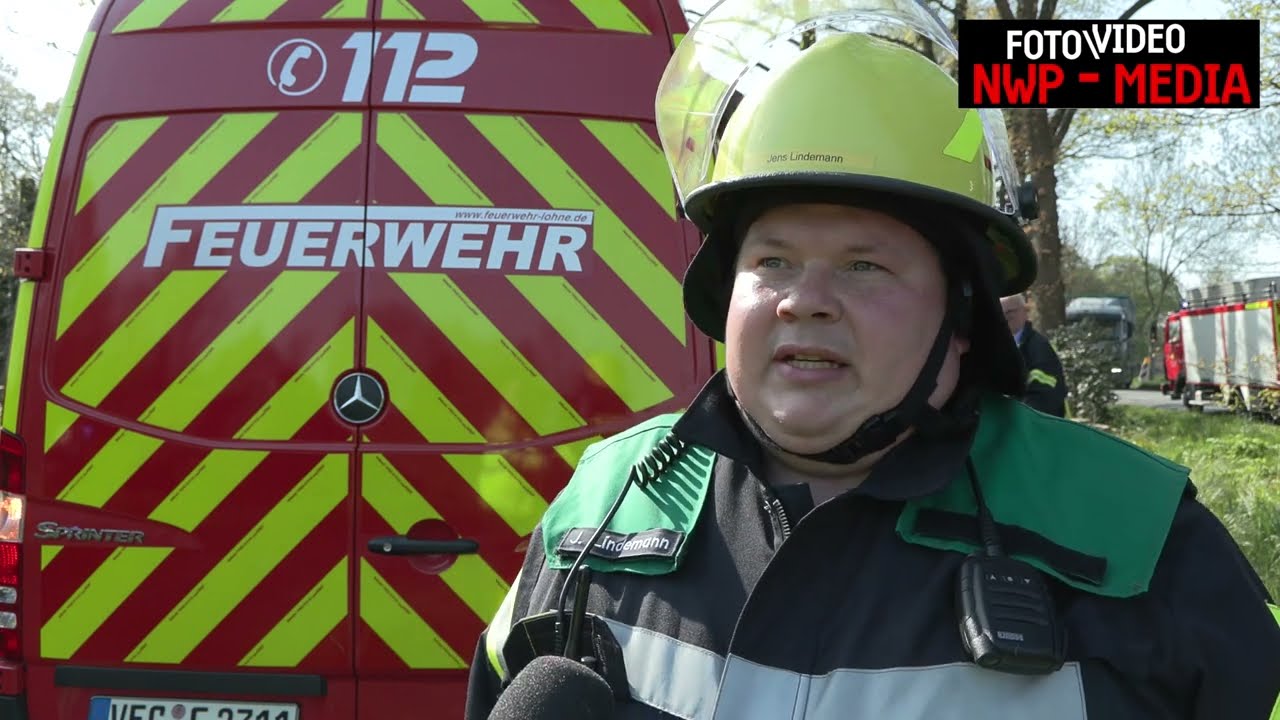 Millionenschaden nach Brand in einem Schweinestall in Lohne (LK.Vechta)  |  NWP-MEDIA | Großeinsatz!