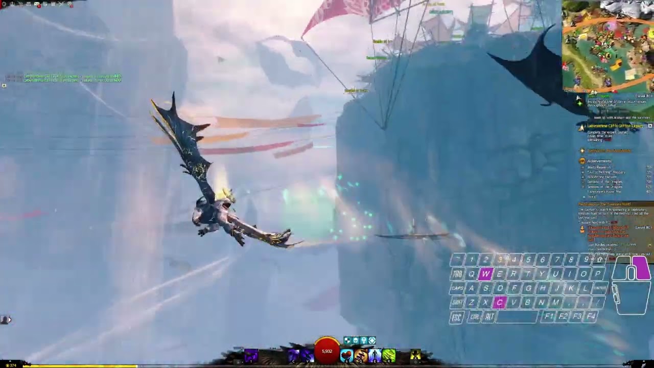 Labyrinthine Cliffs Griffon Expert Race - 