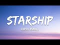 Nicki Minaj Starship Lyrics Nicki Minaj Starship Lyrics