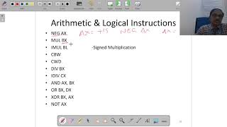8086 Arithmetic and Logical Instructions