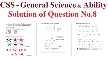 CSS General Science & Ability 2021 Question no.8 solved - General Knowledge Mathematical Portion