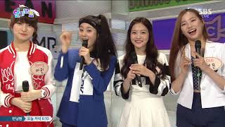 150503 SBS Inkigayo Girls Group Maknae Interview - Arin, Jane, Yeri & YeeEun