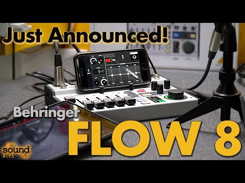 Behringer FLOW 8 Digital Audio Mixer First Look - Just Announced 