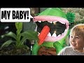 🌱Audrey III Becomes a Mommy! Little Shop of Horrors Man Eating Plant Inflatable Halloween Blowups