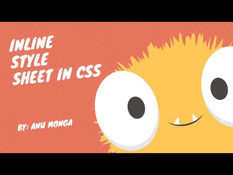 Inline Style Sheet Theory in Hindi : By Anu Monga