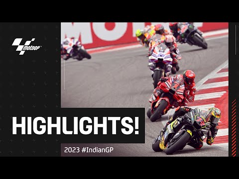 MotoGP™ Race Highlights 🙌 | 2023 #IndianGP 🇮🇳