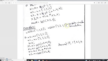 Example 2 on circular convolution in MATLAB