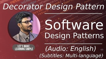 Decorator Design Pattern (Software Design Patterns Tutorial)