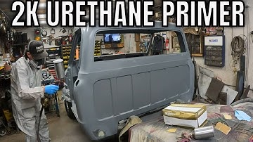 Spraying 2k High Build Primer on my C10