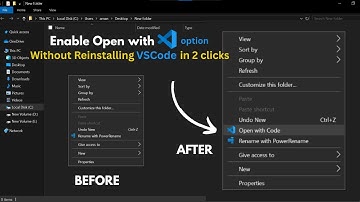 Restoring "Open with VS Code" Context Menu 🔥