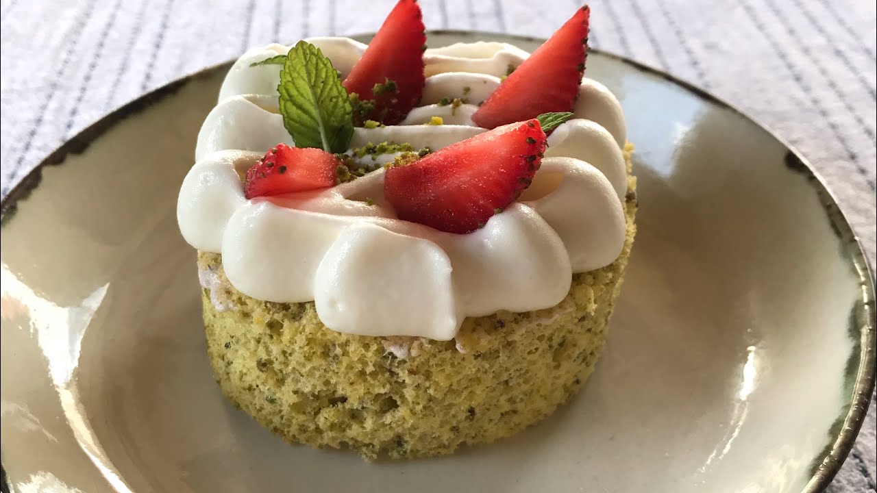 Çilekli rulo pasta/ dacquoise sponge YouTube
