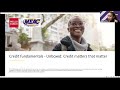 Wells Fargo Beyond College Webinar Series 10: Unboxed: Credit matters that matter.