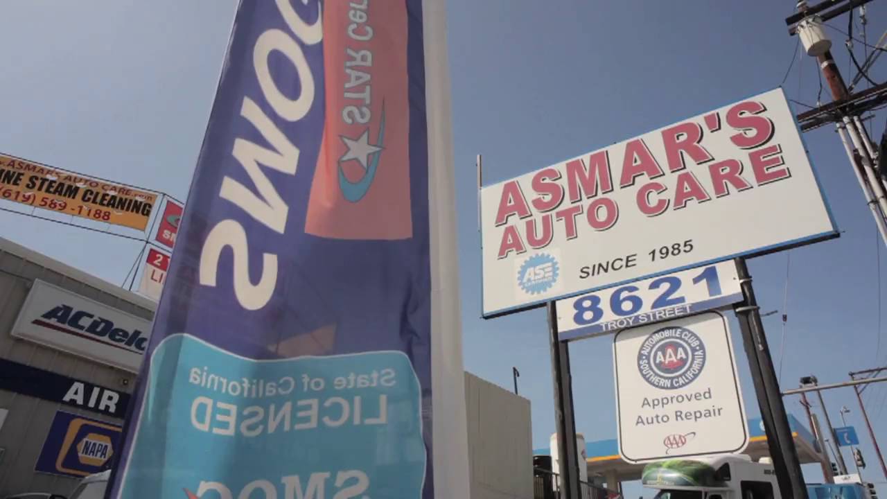 Trust your vehicle to Asmar's Auto Care in Spring Valley, California