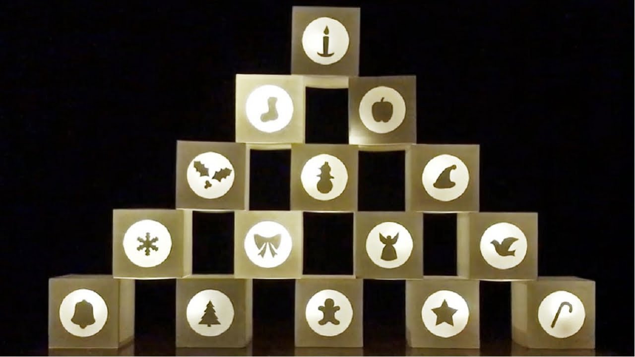 工作】LEDで光るクリスマス飾り | DIY How To Make a Light-Up