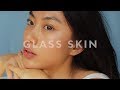 HOW TO GET GLASS SKIN • SKINCARE + MAKEUP | Haley Kim