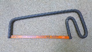 How to make a frame for a saw or hacksaw