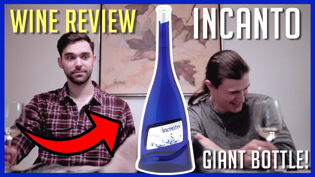 INCANTO CHARDONNAY Huge Blue Bottle!! Honest Review YouTube