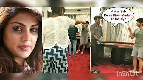 Sushant Singh Rajput voice can be here in this viral video of his staff supporting Rhea Chakroborty