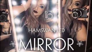 Hamswan Led Touch Screen Vanity Mirror Unboxing Review You Hamswan Led Touch Screen Vanity Mirror, Hamswan Led Light Tabletop Cosmetic Mirror