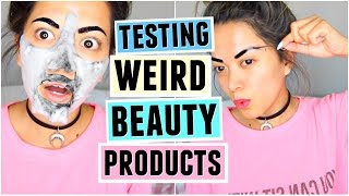 TESTING WEIRD BEAUTY PRODUCTS! AGAIN!