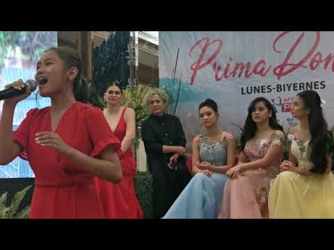 Golden Cañedo PRIMA DONNAS Theme Song Live HUWAG KANG SUSUKO
