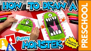 How To Draw A Funny Monster Folding Surprise