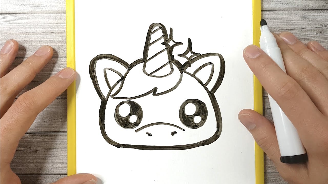 Come Disegnare Un Unicorno Emoji Youtube
