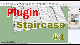 SketchUp Tutorial: Plugin Create Staircase Single Flight | NTD