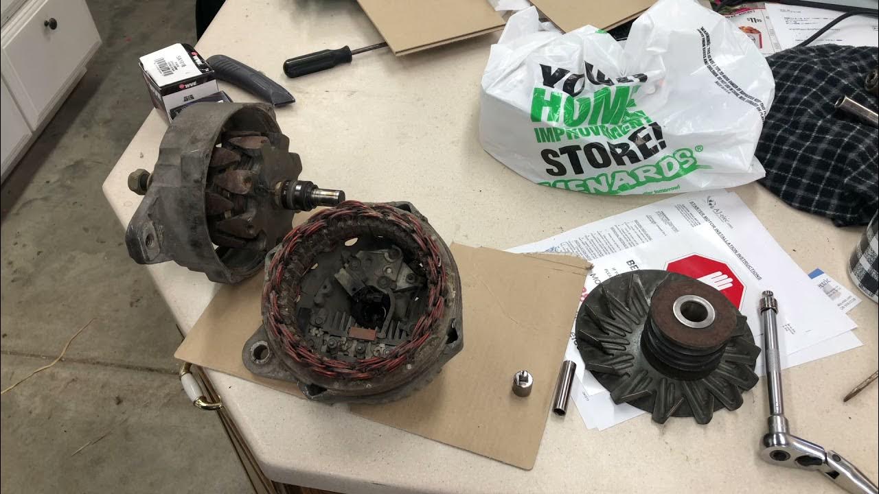 Alternator Brush and Diode Trio Replacement YouTube