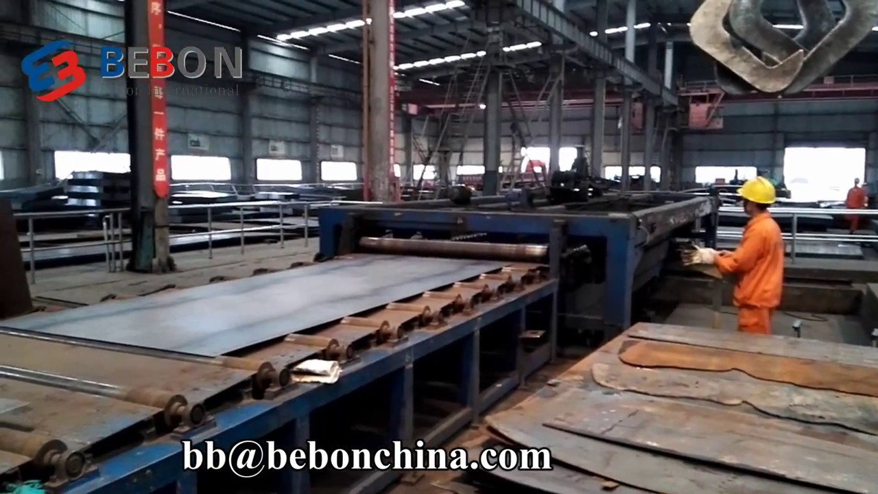 Rolled steel sheet and steel plate shear single--Bebon steel - YouTube